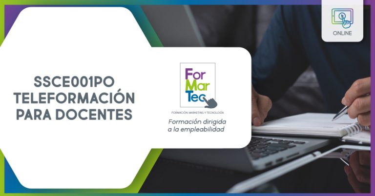 Lee más sobre el artículo SSCE001PO – Teleformación para docentes